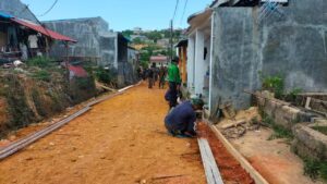 Harmonisasi Ratusan Personel TMMD Mulai Dirasakan Warga Kampung Seraya Sambau Batam