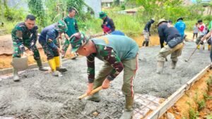 Ratusan Warga Bersyukur Atas Hadirnya Kegiatan TMMD di Kavling Seraya Sambau Batam