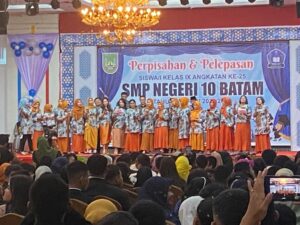 Acara  Pentas Seni Iringi Perpisahan Dan pelepasan siswa-Siswi kelas IX Angkatan ke 25 SMPN 10 Batam