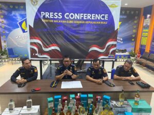 Kanwil Bea Cukai Kepri Berhasil Menggagalkan  Penyelundupan Ribuan Botol Minuman Beralkohol