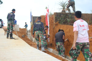 Seluruh Target TMMD ke-116 Tahun 2023 di Kavling Seraya Sambau Dinyatakan Telah Selesai