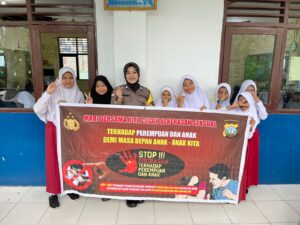 Cegah Kekerasan Seksual Terhadap Anak,  Polwan Polsek Belakang Padang ke Sekolah-Sekolah
