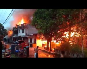 7 Rumah Warga Pulau Buluh Terbakar, 1 Warga Dikabarkan Tewas