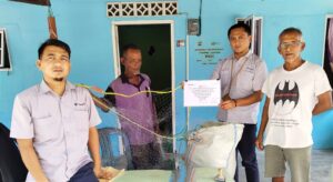 Kelompok Nelayan Kelurahan Sawang Terima Bantuan dari PT Timah Tbk