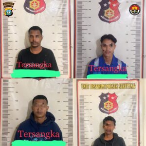 Polsek Sekupang amankan 4 Pemuda, Pelaku Penganiayaan dan Pengrusakan Bengkel Warga