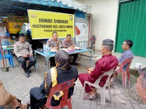 Jumat Curhat Polsek Batu Ampar Bersama Warga Tanjung Pantun Kelurahan Sei Jodoh