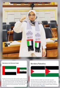 Bela Palestina, Ratusan Anggota DPR RI Malah Pakai Syal Mirip Bendera Uni Emirat Arab