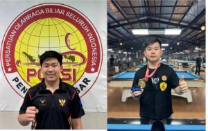 Andry dan Albert Atlet Billiard Asal Bintan Berhasil Raih Medali Emas dan Tiket PON 2024 di Sumatera Utara