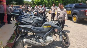 Kapolsek Bengkong bersama Biro Logistik Polda Kepri Lakukan Cek Kendaraan Dinas