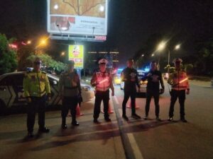 Satlantas Polresta Barelang Bersama Polsek Batam Kota Antisipasi Aksi Balap Liar