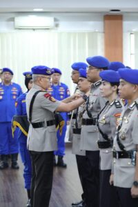 Pimpin Sertijab, Plt. Kakorpolairud Brigjen Pol M. Yassin Kosasih, S.I.K., M.Si., M.Tr.Opsla. Minta Perubahan dan Inovasi Baru