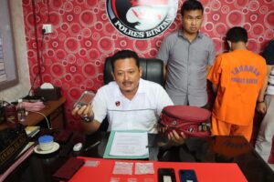 Tim Elang Satresnarkoba Polres Bintan Tangkap Seorang Pengedar Sabu di Kedai Kopi