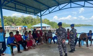 Cegah Human Trafficking, Babinpotmar Lantamal IV Tanjung Uncang Batam Gelar Sosialisasi Door To Door
