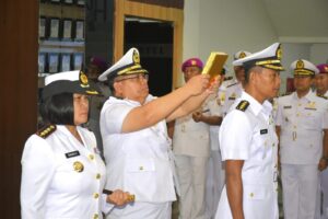 Dukung Kebijakan Pimpinan TNI AL, Danlantamal IV Batam Pimpinan Serah Terima Jabatan ASPERS Lantamal IV