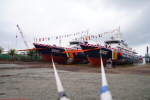 Awasi Penangkapan Ikan Terukur, KKP Resmikan 2 Kapal Pengawas Baru Berkecepatan Tinggi