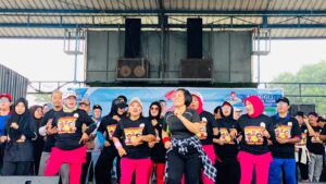 Jelang Debat Capres Jilid II, Senam Gemoy Gemparkan Batam