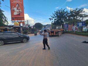 Polri Upayakan Pelayanan Terbaik Bagi Masyarakat Melalui Strong Poin di Wilayah Batu Ampar