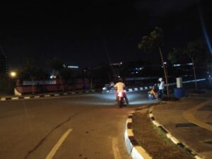 Kabel Lampu Jalan Dicuri, Jalanan Gelap Jadi Lokasi Aksi Balap Liar di Batam Centre Resahkan Pelaku Usaha