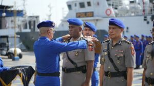 Kakorpolairud Baharkam Polri Pimpin Langsung Upacara Pelantikan Sertijab Kabagrenmin Korpolairud Baharkam Polri dan Kabagkatprof Korpolairud Baharkam Polri