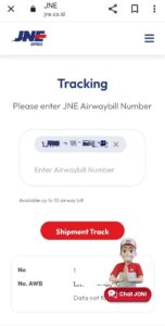 Resi Pengiriman Paket Yang Diterbitkan JNE Duta Mas Saat Ditracking Muncul Tulisan “Data Not Found”