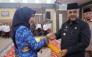 Bupati Karimun Lantik 256 Pejabat Fungsional di Gedung Serbaguna Nilam Sari