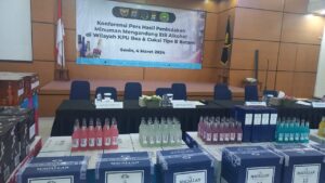 Ribuan Botol Mikol Hasil Penindakan Bakal Dirilis oleh BC Batam