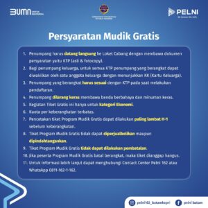 Bersiaplah, Mudik Gratis Dengan KM Kelud Mulai Besok, Catat Syaratnya!