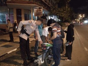 Cegah Aksi Balap Liar dan Kejahatan, Polsek Batam Kota Laksanakan Patroli Cipta Kondisi