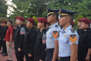 Berantas Halinar, Rutan Batam Kanwil Kemenkumham Kepri Menggelar Apel Siaga 3 + 1 Kunci Pemasyarakatan Maju Bersama APH