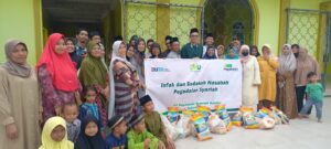 Pegadaian Syariah Cabang Karina Salurkan Sembako Bagi Kaum Dhuafa di Masjid AN-Nur Bengkong Pertiwi