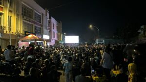 Masyarakat Antusias Hadiri Nobar Timnas Indonesia U-23 vs Guinea di Sekretariat KONI Batam