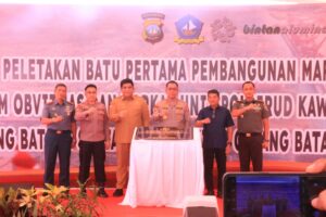 Bupati Bintan Apresiasi Atas Peletakan Batu Pertama Pembangunan Markas Kepolisian Galang Batang ak