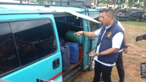 Nekat Lansir 420 Liter BBM Bio Solar, 2 Pria Dibekuk Ditreskrimsus Polda Kepri