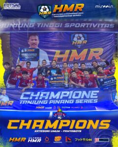 SMAN Patriot dan Fanta Boys Juarai HMR Cup Futsal Championship 2024 Tanjung Pinang