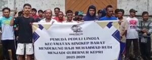 Gelar Deklarasi Terbuka, Pemuda dan Buruh Lingga Satukan Tekad Menangkan H. Muhammad Rudi