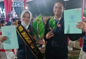 Aroma Bunga SMPN 1 Mejayan Terhampar Sebagai Putri Duta Lingkungan Hidup  Kabupaten Madiun