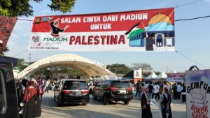 Aksi Damai Ribuan Massa, Viva Palestina Menggema di Madiun Raya