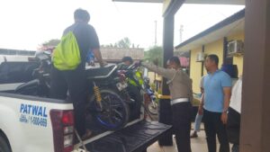 Balap Liar, Polres Bintan Amankan 4 Sepeda Motor dan 3 Pelajar