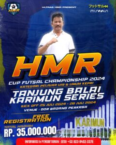 HMR Cup Futsal Championship Karimun 2024 Segera Dimulai