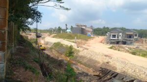 Proyek Jalan di Samping Pembangunan Fly Over Sei Ladi Masih Jadi Tanda Tanya