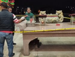 Bawa Sajam, Pria Tak Dikenal Merusak Vihara Dharma Murni Sagulung