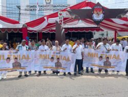 Tumpah Ruah, Pendukung Milenial Ansar dan Nyanyang Sesaki Kantor KPUD Kepri