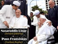 Diantara Agenda Paus Fransiskus di Indonesia, Pertemuan dengan Imam Besar Masjid Istiqlal Dinilai Momen Mahal
