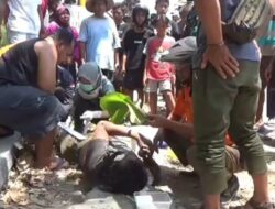 Kereta Api Sambar Truk di Lintasan Dua Spoor Terbuka, Sopir dan Kernet Kritis