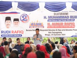 Salam Dua Jari, Masyarakat Tanjungpinang Komitmen Menangkan H. Muhammad Rudi di Pilgub Kepri