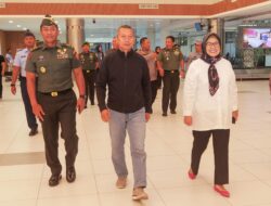 Plt Gubernur Marlin Bersama Forkopimda Jemput Kedatangan Pangkogabwilhan I