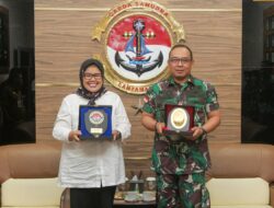 Kuatkan Sinergitas, Plt Gubernur Marlin Silaturahmi ke Lantamal IV Batam