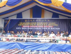 Bea Cukai Batam Musnahkan Barang Ilegal Dengan Nilai 16,4 Miliar Rupiah