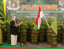 Marlin Agustina Lantik Pimpinan Cabang Muslimat NU Lingga