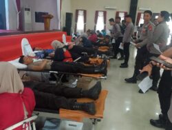 Sambut Hari Jadi Humas Polri,  Polda Kepri Gelar Kegiatan Donor Darah